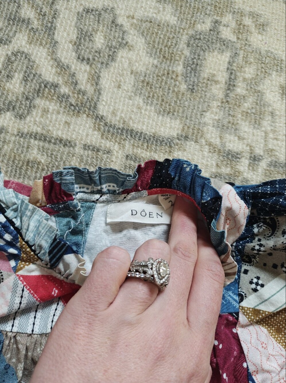 Doen Patchwork Dress - Picture 2 of 3